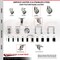 Service Caster 4 Inch 316SS Gray Poly Swivel 1-3/8 Inch Expanding Stem Caster Set Brake SCC SCC-SS316EX20S414-PPUB-TLB-138-4 - alternate 2
